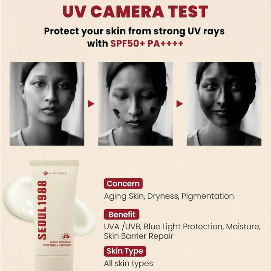 KSECRET SEOUL 1988 Sun: Collagen Complex 7 + Plum SPF50+ PA ++++ 50ml