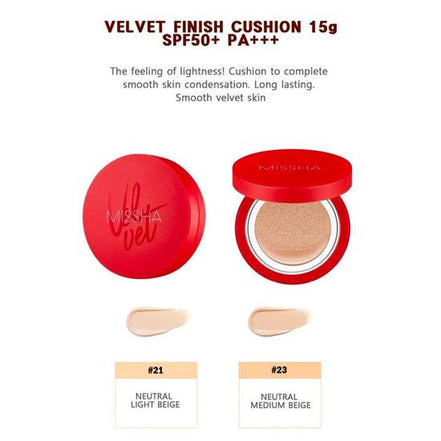 Missha Velvet Finish Cushion n.23 SPF50+/PA+++ 15g