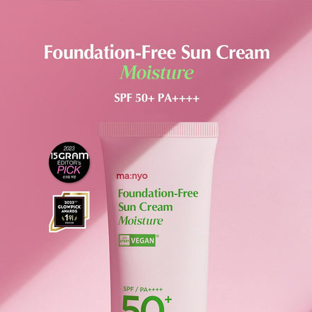 Manyo Foundation-freie Sonnencreme Feuchtigkeitscreme LSF 50+/PA++++ 50 ml