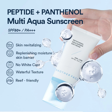 Another Face Peptathenol Aqua Barrier Sun Cream SPF50+/PA++++ 50ml