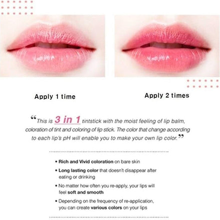 Diblanc Sweetheart Tint Stick 01 Kamelienrot 3 g 