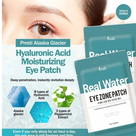 Prreti Real Water Augenpflaster, 30 Stück