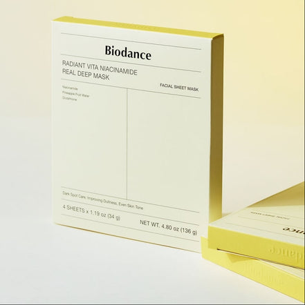 Biodance Radiant Vita Niacinamide Real Deep Mask 34g
