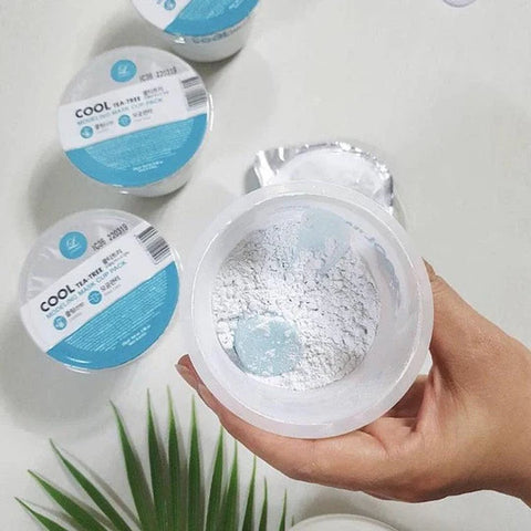 Lindsay Cool Tea‑Tree Modeling Mask Cup Pack 28g