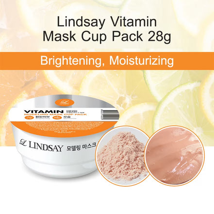 Lindsay Vitamin Modeling Mask Cup Pack 28g