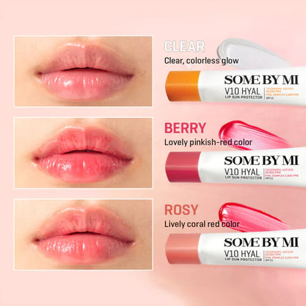 SOME BY MI V10 HYAL Lip Sun Protector SPF15 Rosy 7ml