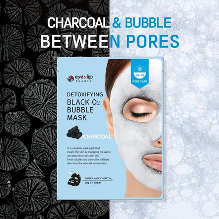 Eyenlip Black O2 Bubble Mask Charcoal 20g