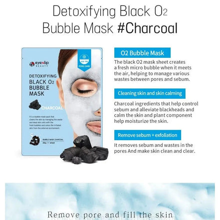 Eyenlip Black O2 Bubble Mask Charcoal 20g