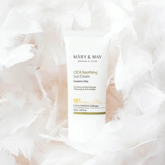 Mary&amp;May Vegane Cica Beruhigende Sonnencreme LSF 50+/PA++++ 50 ml
