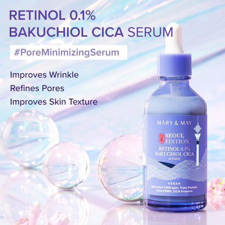 Mary&May Retinol 0.1% Bakuchiol Cica Serum 80ml