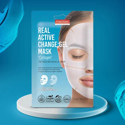 Purederm Real Active Change Gel Mask Collagen 32 g