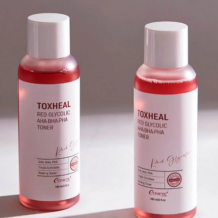 Toxheal Red Glycolic AHA BHA PHA Toner 180ml