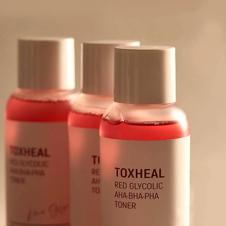 Toxheal Red Glycolic AHA BHA PHA Toner 180ml