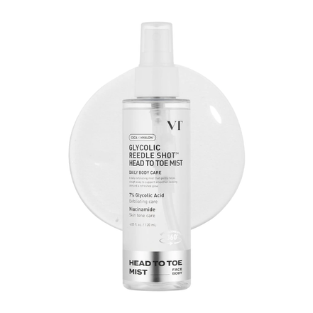 VT Glycolic Reedle Shot Head To Toe Mist 120ml