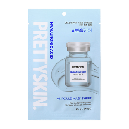PRETTYSKIN AMPOULE Mask Sheet HYALURONIC ACID 23g