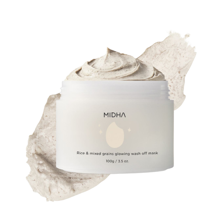 MIDHA Rice & Mixed Grains Glowing Mask (Wash off) 100ml
