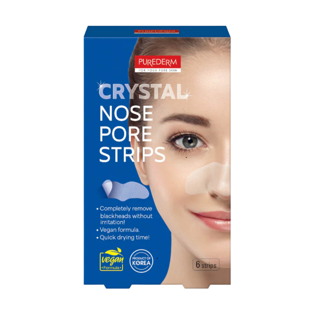 PUREDERM Crystal Nose Pore Strip vegan 6ks
