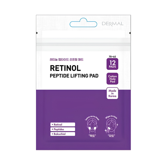 DERMAL Retinol Peptide Lifting Pad 12ks
