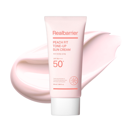 Realbarrier Peach Fit Tone-Up Sun Cream 50ml SPF50+ PA++++