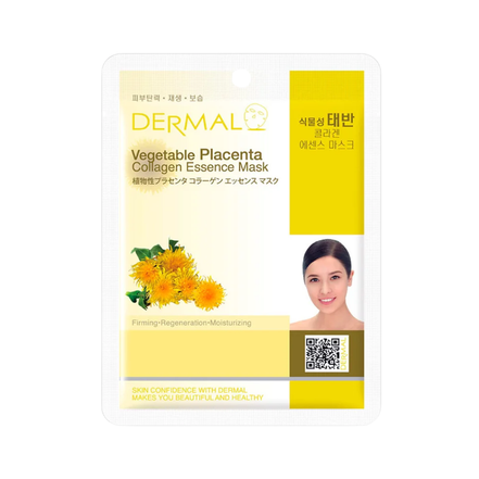 DERMAL Vegetable Placenta Collagen Essence Mask 23g