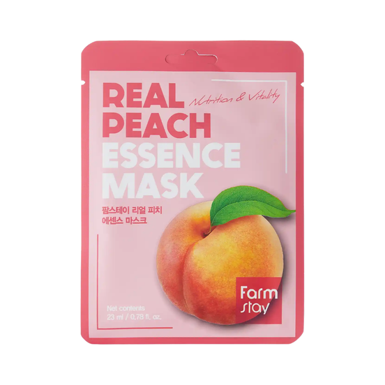 FARMSTAY REAL PEACH Essence Mask 23ml
