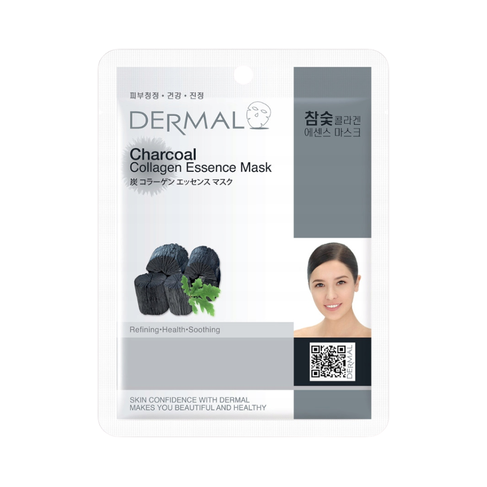 DERMAL Charcoal Collagen Essence Mask 23g