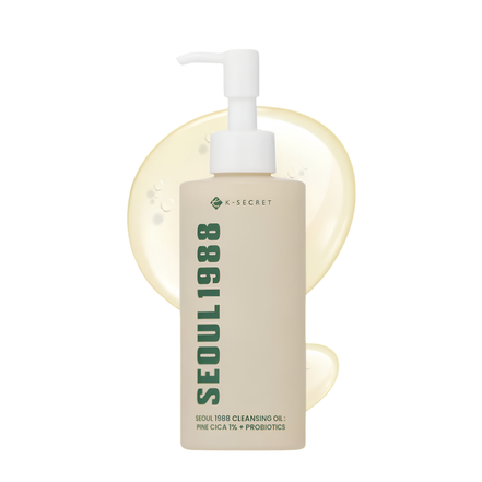 K-SECRET  SEOUL 1988 Cleansing Oil: Pine Cica 1% + Probiotics 200ml