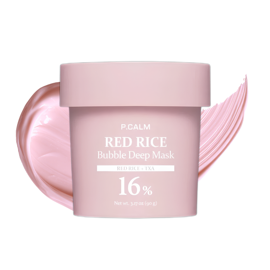 P.CALM Red Rice Bubble Deep Mask 90g