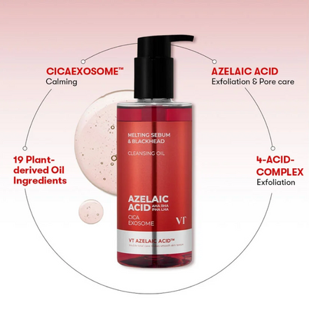 VT Cosmetics  Azelaic Acid AZ Care Cleansing Oil 200ml