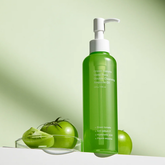 Sungboon Editor Green Tomato Deep Pore Double Cleansing Ampoule Oil 200g