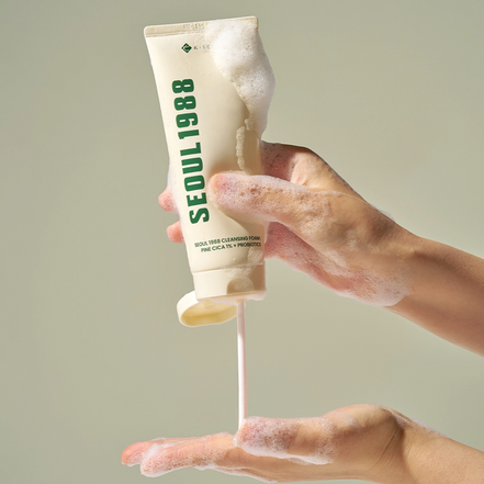 K-SECRET SEOUL 1988 Cleansing Foam: Pine Cica 1% + Probiotic 150ml