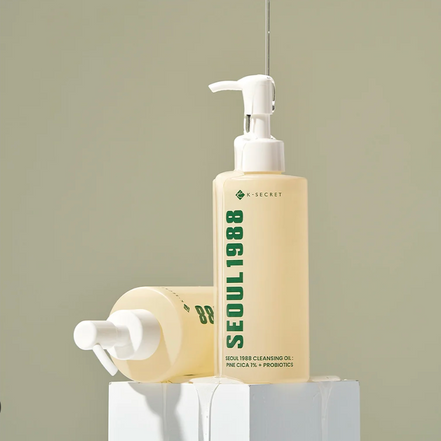 K-SECRET  SEOUL 1988 Cleansing Oil: Pine Cica 1% + Probiotics 200ml