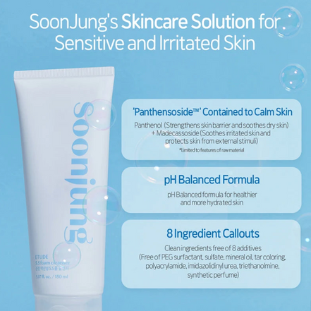 Etude House SoonJung Foam Cleanser 23AD 150ml