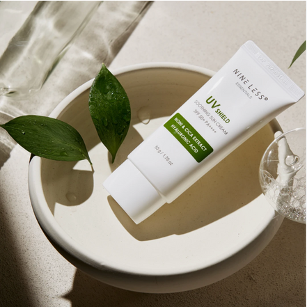 NINE LESS  Essentials UV Shield Soothing Sun Cream SPF50+ PA++++