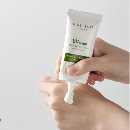 NINE LESS  Essentials UV Shield Soothing Sun Cream SPF50+ PA++++