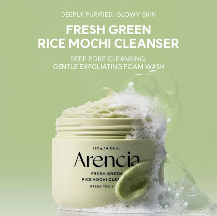 Arencia Fresh Green Rice Mochi Cleanser  120g