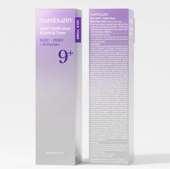 numbuzin No.9 NAD+ PDRN Glow Boosting Toner 150ml