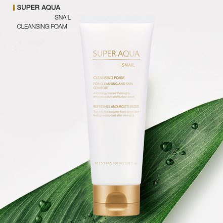 Missha Super Aqua Cell Renew Schnecken-Reinigungsschaum 100 ml
