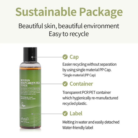 Benton Deep Green Tea Toner 150ml