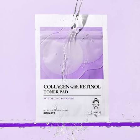 SKIN627 Collagen with Retinol Toner Pad 10ks