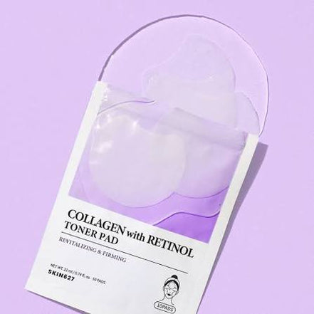 SKIN627 Collagen with Retinol Toner Pad 10ks
