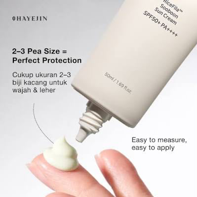 HAYEJIN RiceFila Sooboon Sun Cream SPF50+ PA ++++ 50ml