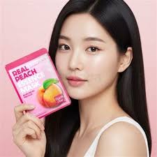 FARMSTAY REAL PEACH Essence Mask 23ml