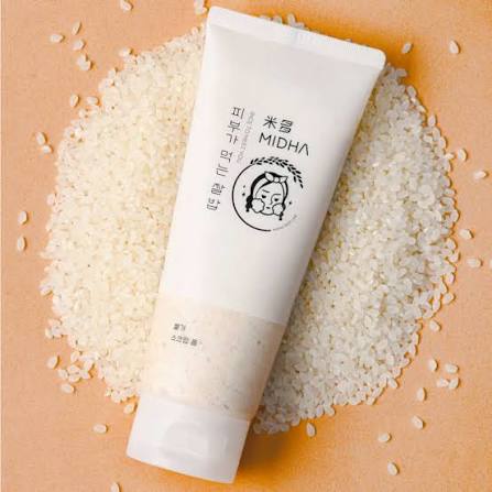 MIDHA Rice Bran Scrub Foam 150ml