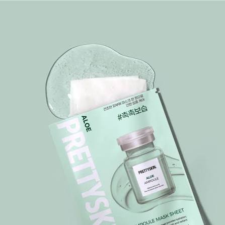 PRETTYSKIN AMPOULE Mask Sheet ALOE 23g