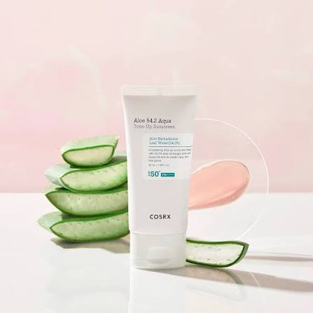 COSRX Aloe 54.2 Aqua Tone-Up Sunscreen 50ml SPF50+ PA++++