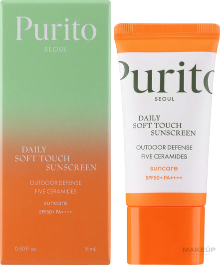 Purito Daily Soft Touch Sonnenschutzmittel LSF 50+/PA++++ 15 ml
