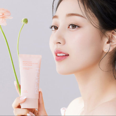 Milk Touch Snow Tone Filter Sonnencreme Baby Peach LSF50+/PA++++ 50ml