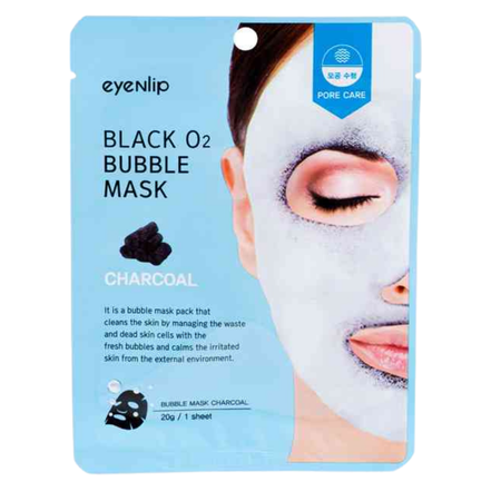Eyenlip Black O2 Bubble Mask Charcoal 20g