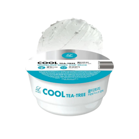 Lindsay Cool Tea‑Tree Modeling Mask Cup Pack 28g